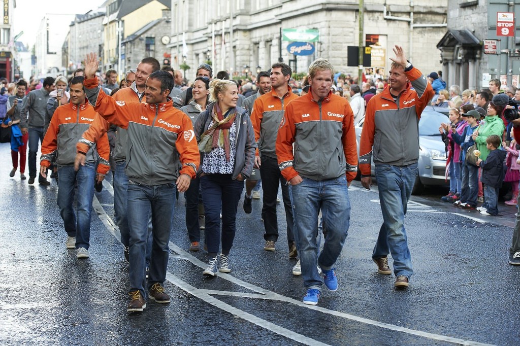 Team Parade - Volvo Ocean Race 2011-12 &copy; Yvan Zedda / Groupama sailing team